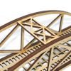 Single Track Bridge Model Railway 00 Gauge MDF Bowstring 350mm – Assembled