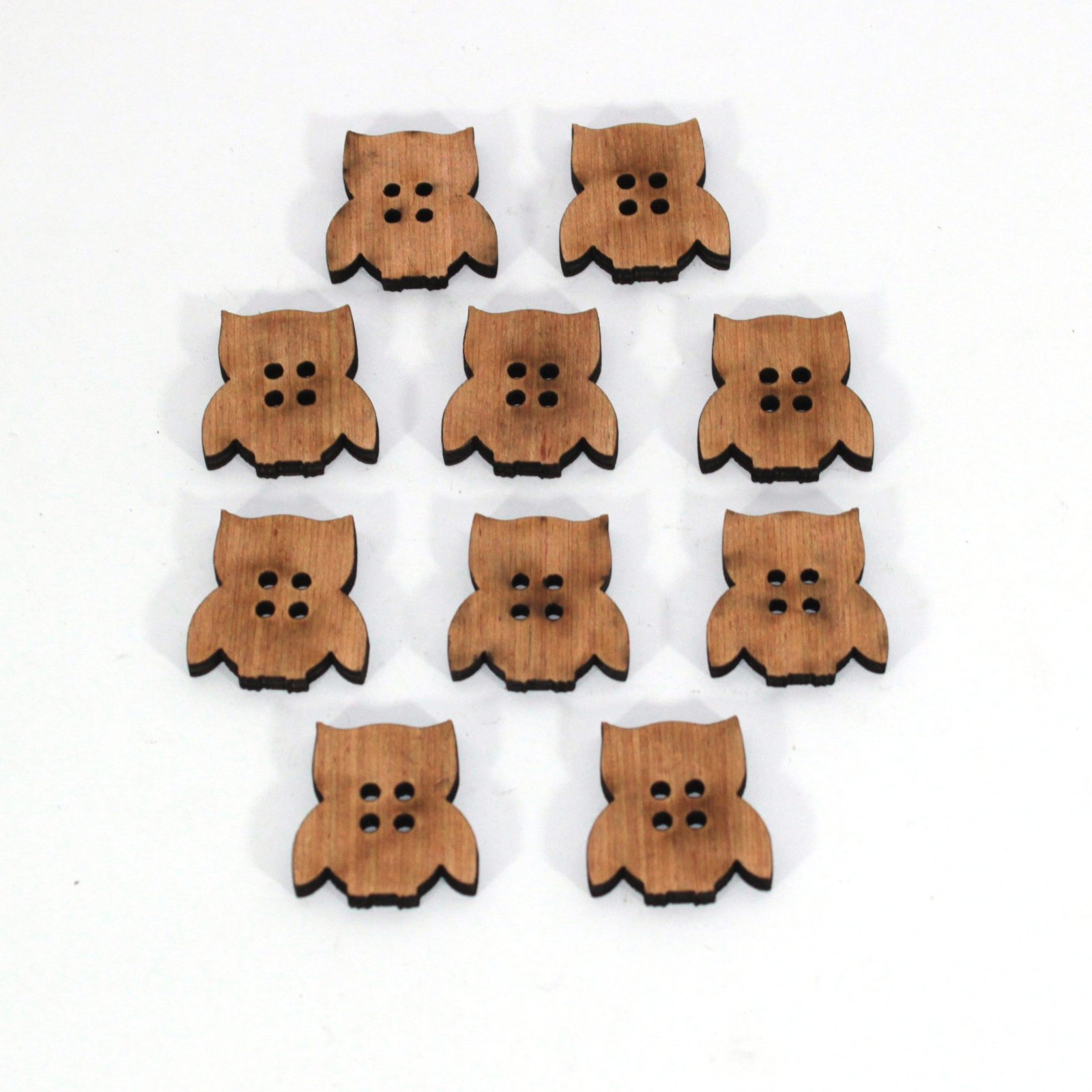 owl buttons 10