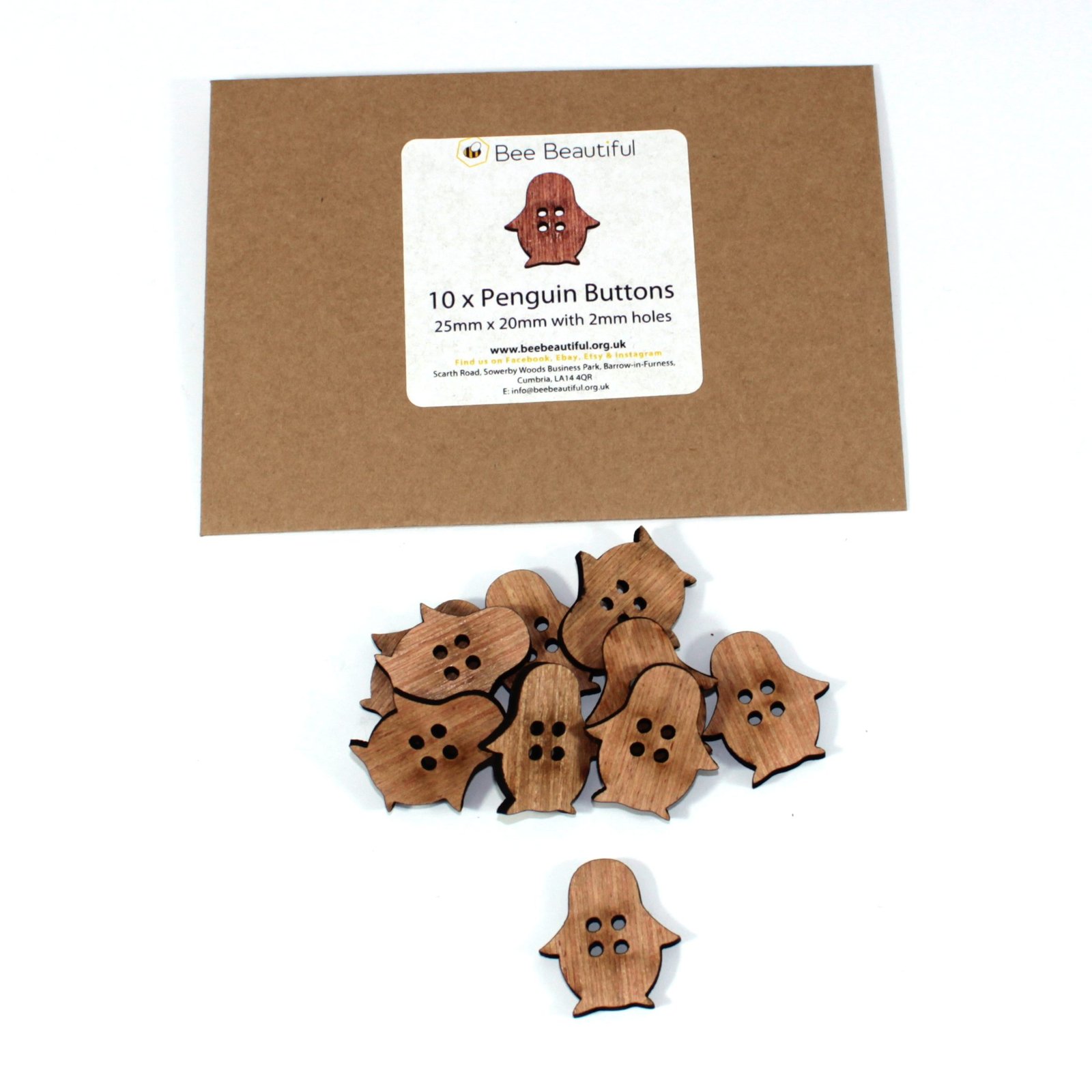 penguin buttons