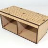 OO Gauge Model Railway MDF Laser Cut Tractor Shed - open sided Farmyard Barn