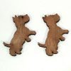 Plywood craft Scottish Terrier (Scottie Dog) shapes