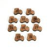 Tractor Shaped Wooden Buttons, Laser Cut, Knitting, Sewing, Crochet, craft