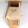 Robin Bird Box Wooden Personalised Handmade from recycled wood by Bee Beautiful