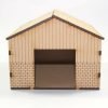 OO Gauge Model Railway MDF Laser Cut Large Barn / open fronted Farmyard Barn