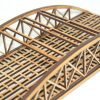 Model Railway N Gauge Triple Track Bridge MDF Bowstring 300mm x 125mm assembled