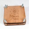 Plywood Laser cut Flower Press 100mm