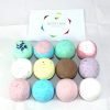 Reduced plastic Buzzy & Fizzy Bath Bombs set of 24 x 65g round Bee Beautiful