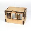 OO Gauge Model Railway MDF Laser Cut Platform Shelter 00 57mm x 38mm x 38mm