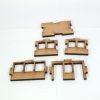 OO Gauge Model Railway MDF Laser Cut Platform Shelter