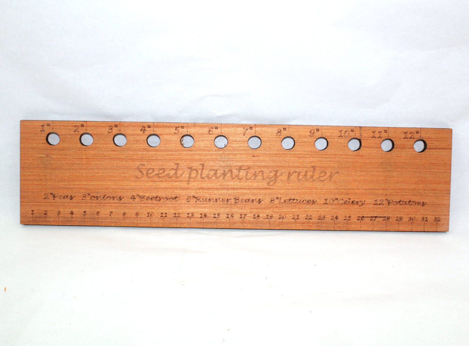 seed planting ruler