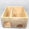 Hedgehog House Handmade personalised wooden box hibernation / shelter up-cycled