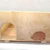Hedgehog House Handmade personalised wooden box hibernation / shelter up-cycled