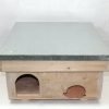 Hedgehog House Handmade personalised wooden box hibernation / shelter up-cycled