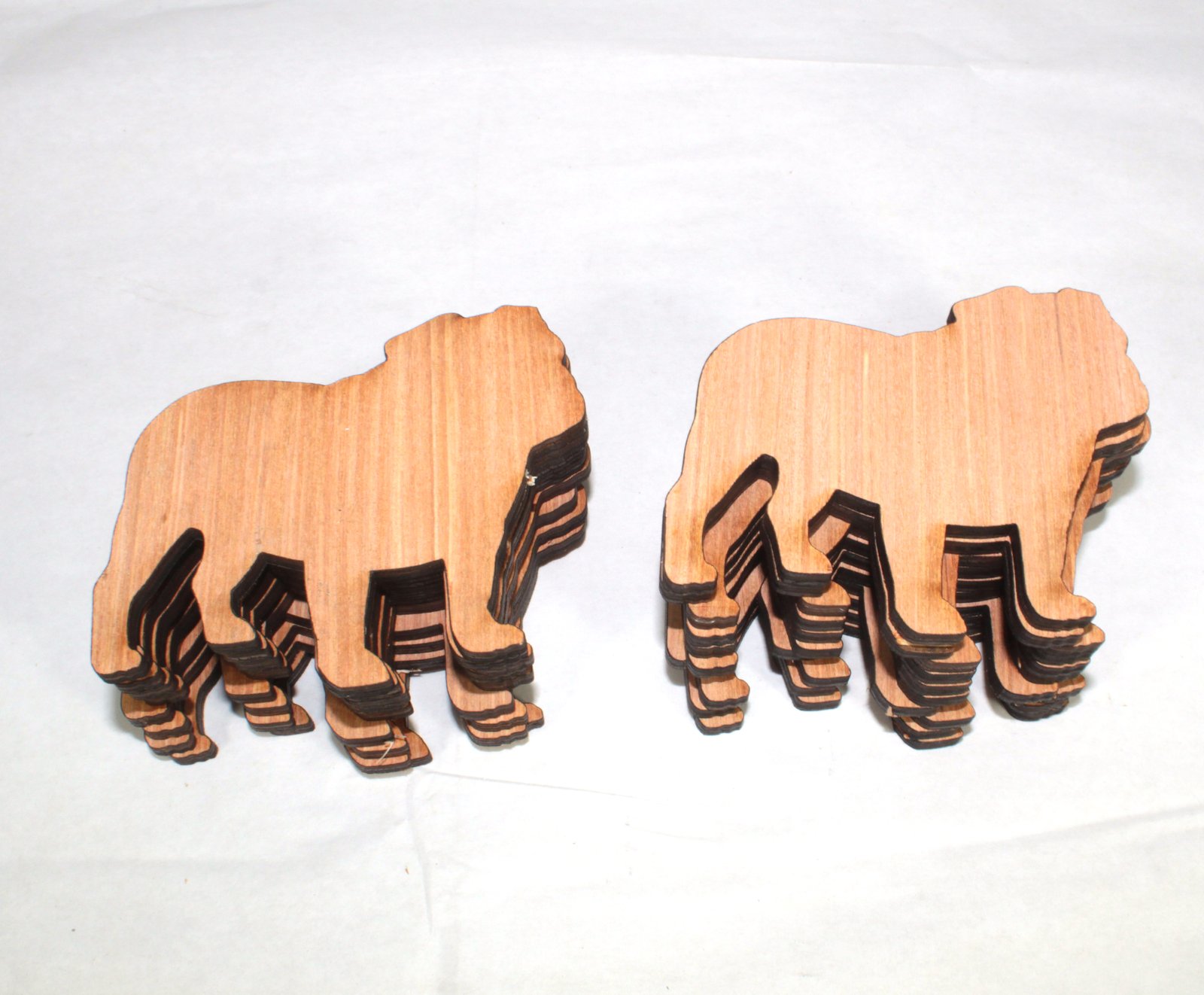 20 plywood english bulldogs