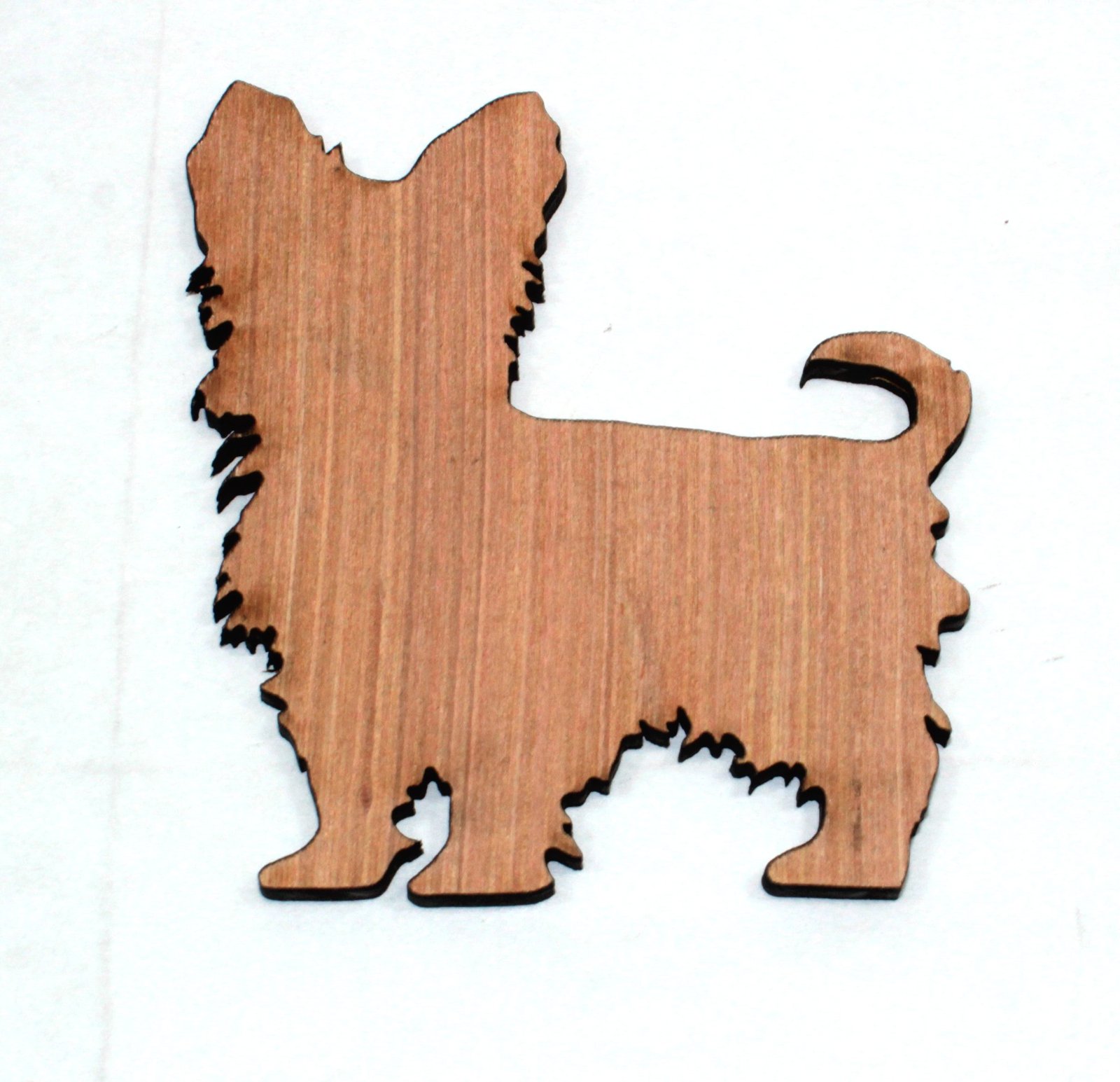 1 laser cut plywood yorkie dog