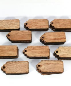 Gift tags Laser cut Wooden Plywood Name Luggage tags