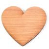 wooden heart shapes