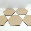 MDF Hexagon shapes
