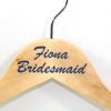 Wedding personalised bridesmaid hangers