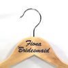 Wedding personalised bridesmaid hangers