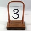 Wedding Table numbers copper and wood