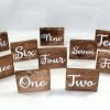 wedding table numbers