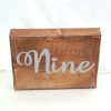 wooden wedding table numbers