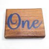 wooden wedding table numbers