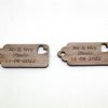 wooden tags