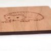 hedgehog cherry coasters