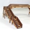 triple track 00 gauge footbridge