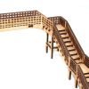 triple track 00 gauge footbridge