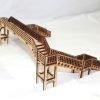 triple track 00 gauge footbridge