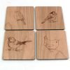 birds coasters
