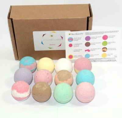 less mess bath bombs