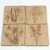 flower coasters