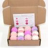 pink bath bombs