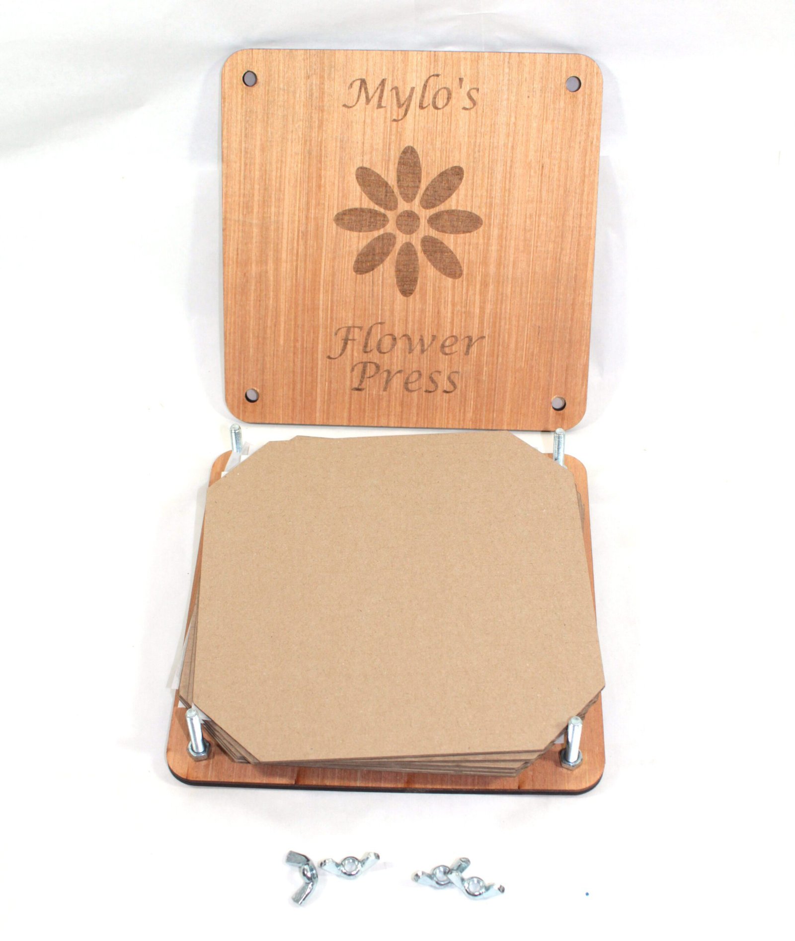 close up flower press